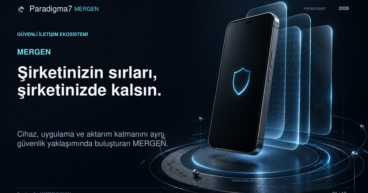 MerGeN - Güvenli Haberleşme — 1